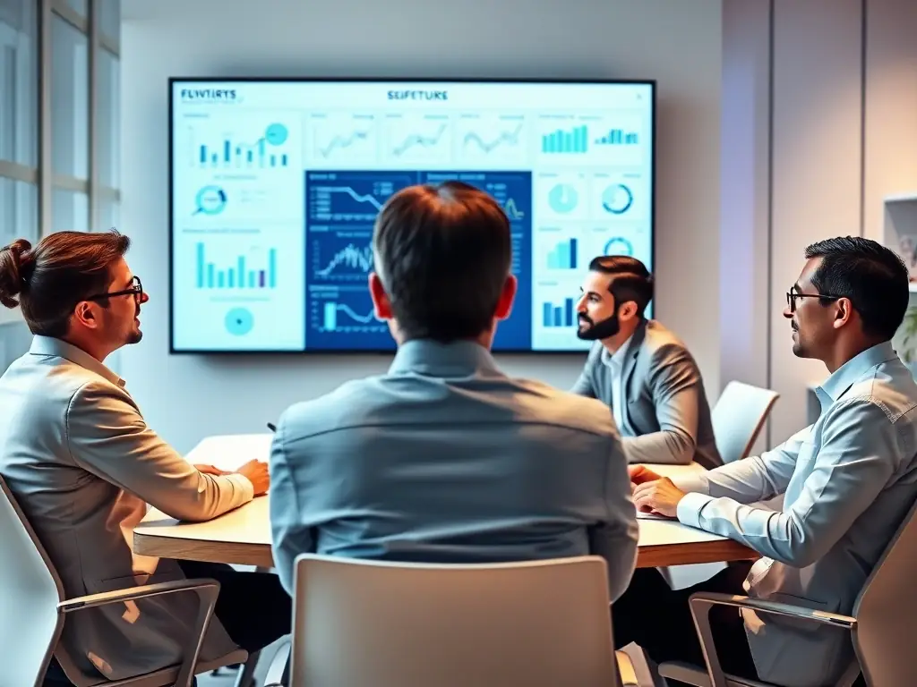 A diverse team is engaged in a feedback session, using a playbook as a guide to structure their conversation and provide constructive criticism, promoting a culture of continuous improvement.
